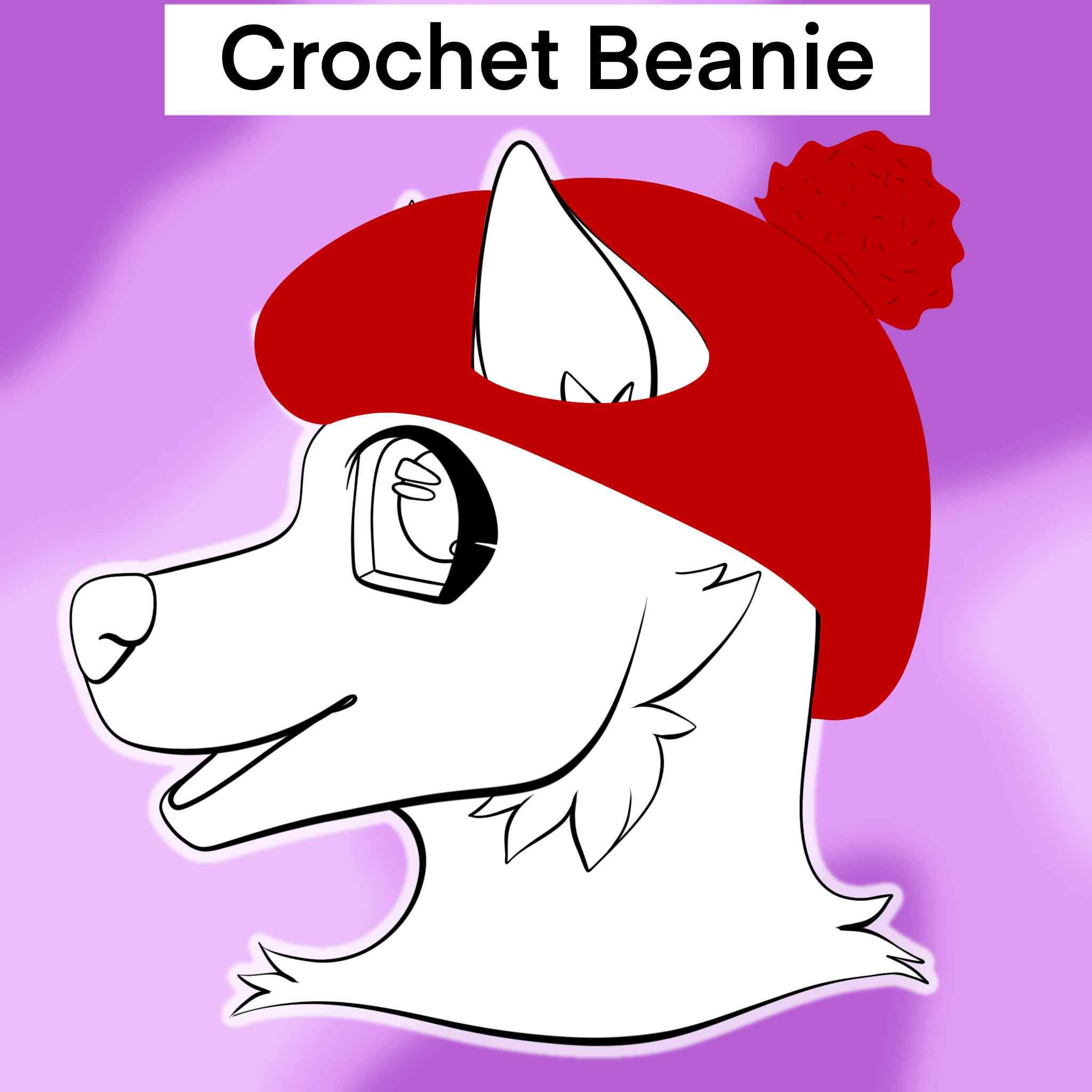 Crochet Fursuit Beanie - Multicolor