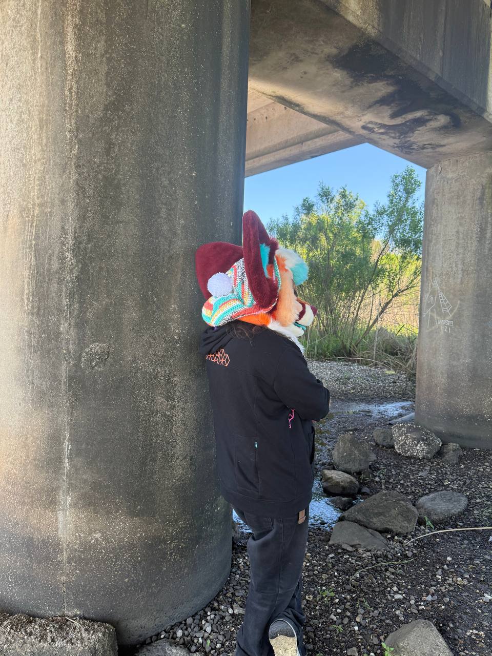 Crochet Fursuit Beanie - Multicolor